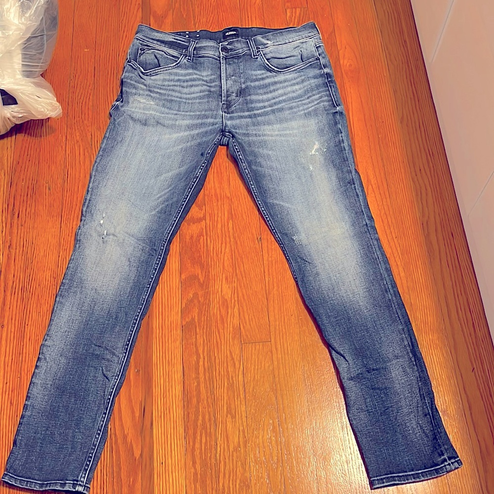 Authentic Hudson Axl Skinny Jeans Men Size 36 Gem